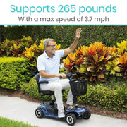 Vive Health Lightweight Portable 4 Wheel Mobility Scooters - Senior.com Scooters