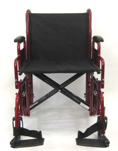Karman Healthcare Deluxe Bariatric Transport Wheelchair - 450 lbs Cap - Senior.com Transport Chairs