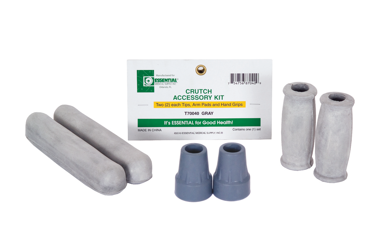 Essential Medical Supply Crutch Accessory Kit - Senior.com Crutch Tips & Accessories