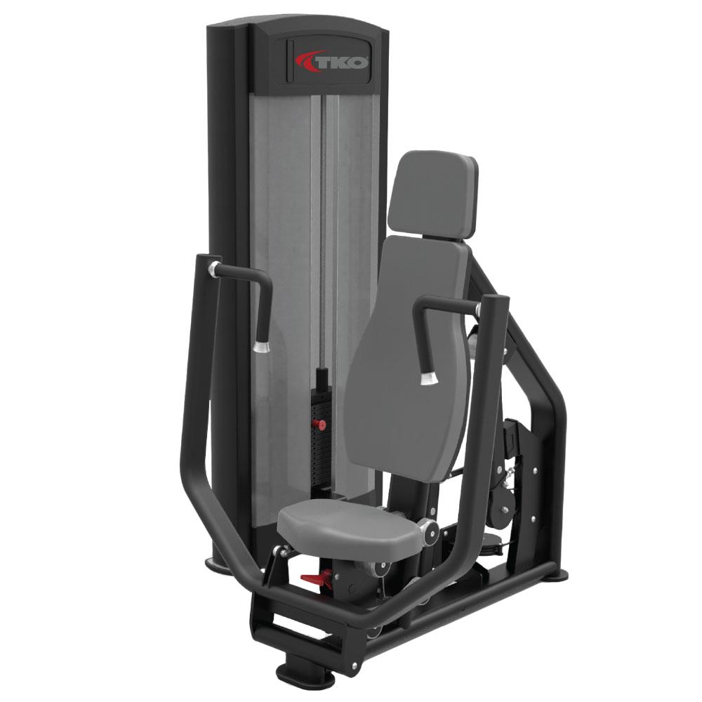 TKO Chest Press Strength Training Machine - 220 lb Weight Stack - Senior.com Strength Training Equipment