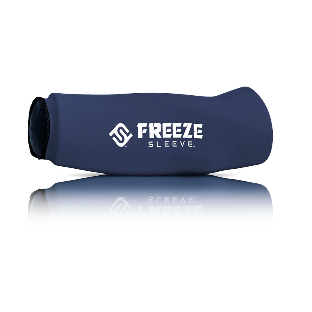 Freeze Sleeve Cold Therapy Compression Sleeve for Knee, Elbow, Ankle,  Wrist, Black, Medium