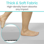 Vive Health Portable X-Large Padded Slip Resistant Bedside Fall Mat - Senior.com Bedside Mats