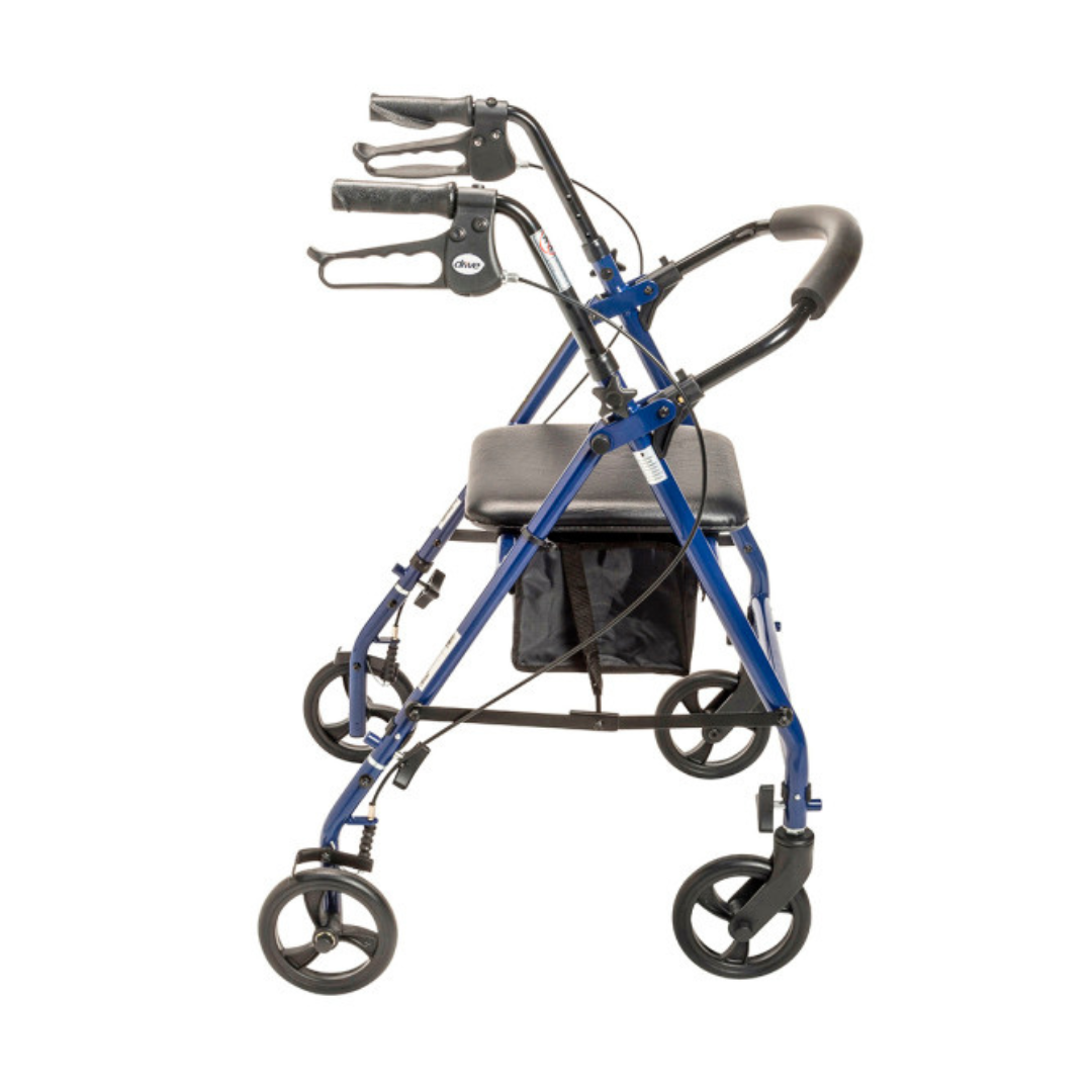 Drive Medical Folding Steel Rollator with 6” Wheels - Senior.com Rollators