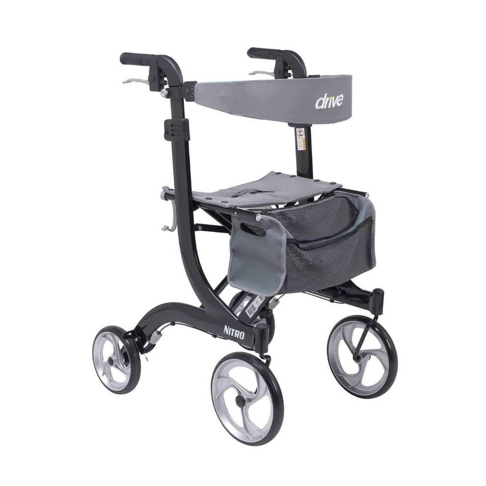 Drive Medical Nitro Euro Style Rollator for Tall Users