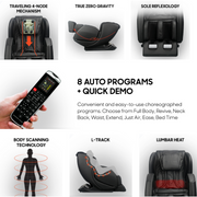 Sharper Image Revival Full Body Zero Gravity Massage Chair - 8 Auto Programs - Senior.com Massage Chairs