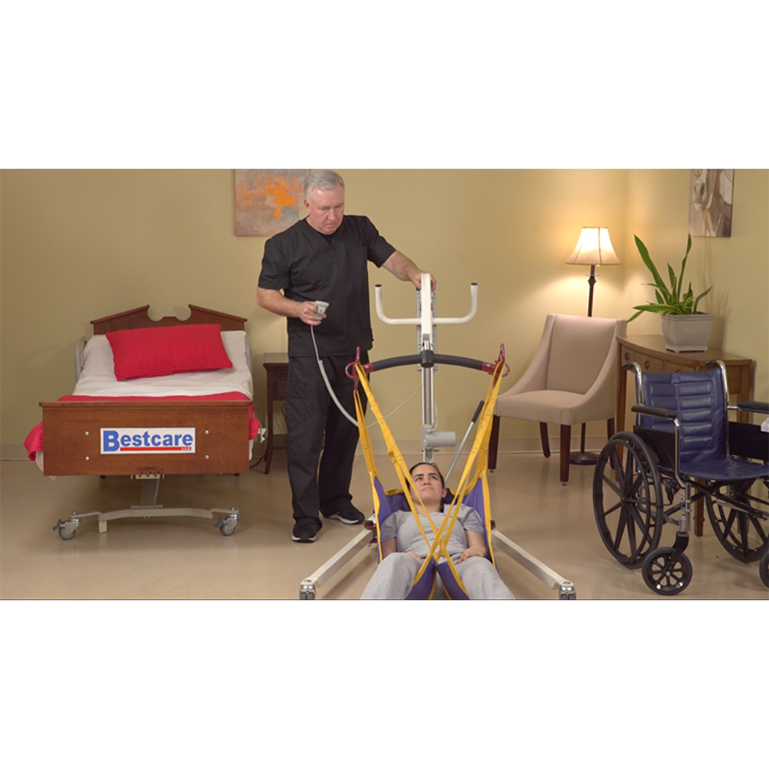 Bestcare Bestlift Bariatric Full Electric Patient Lift - Floor Lifter - Senior.com Patient Lifts