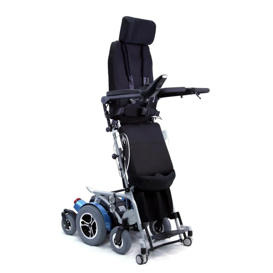 Karman XO-505 Fully Powered Standing Wheelchair with Power Recline & Power Legrest - Senior.com Power Chairs