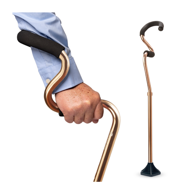 StrongArm Walking Cane Self Standing Base and Forearm Support