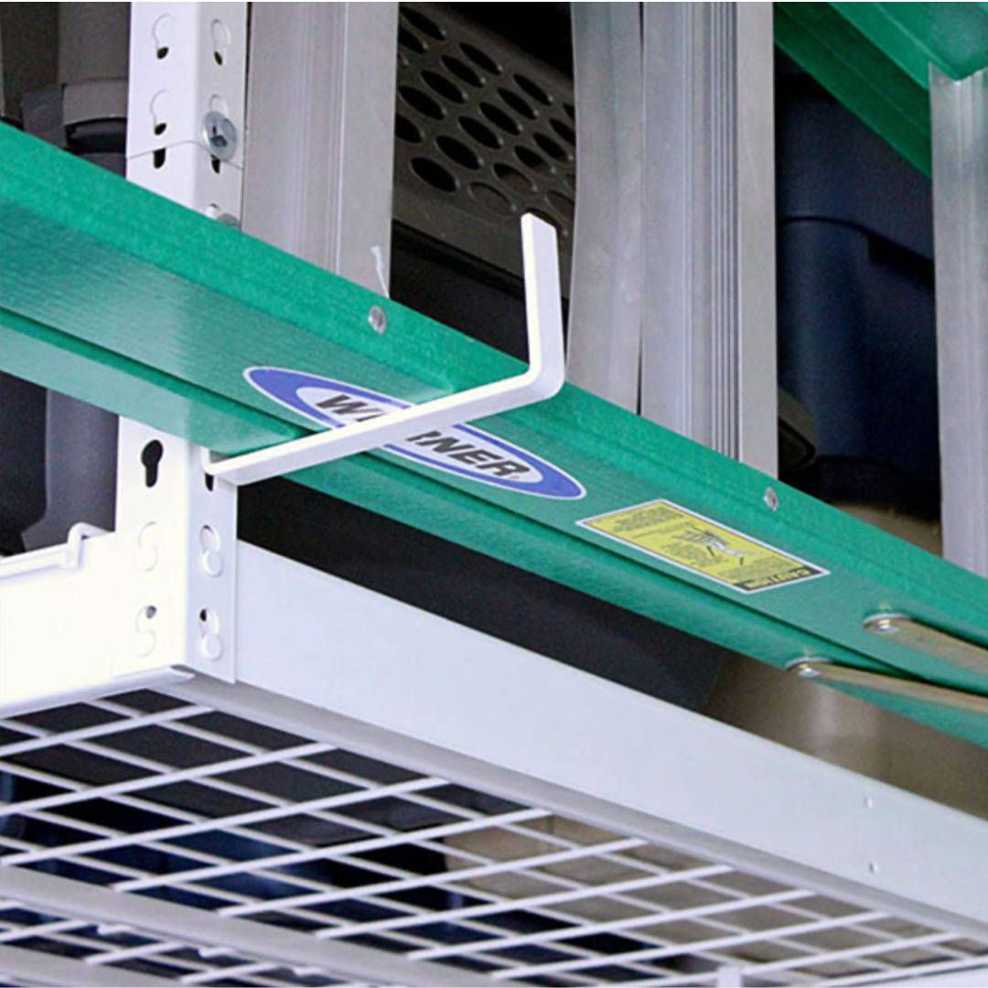 MonsterRax Combo Kit – 2 Pack of 4×8 Overhead Garage Storage Racks with Hook Set - Senior.com Storage Racks