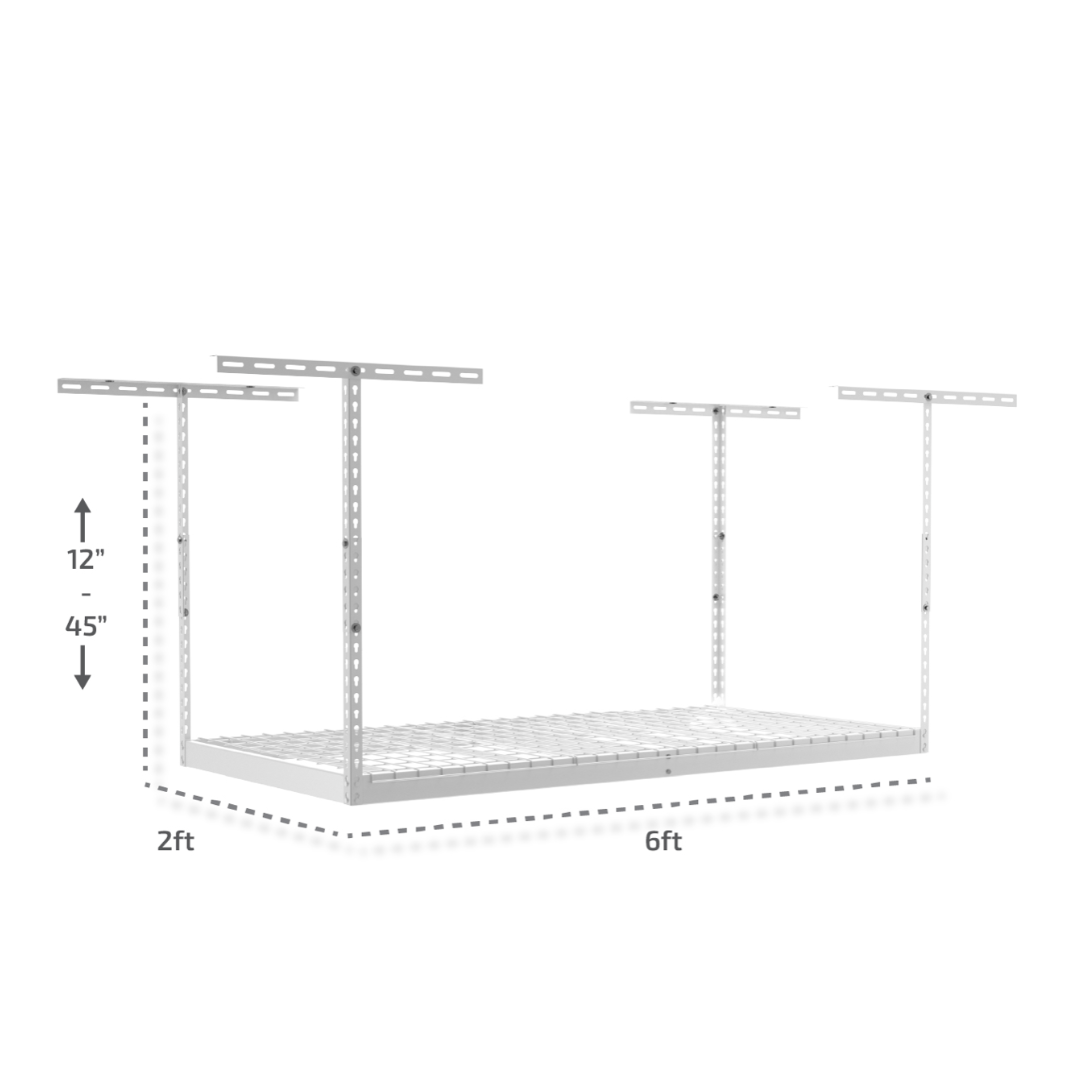MonsterRax – 2×8 Overhead Garage Storage Rack - Senior.com Storage Racks