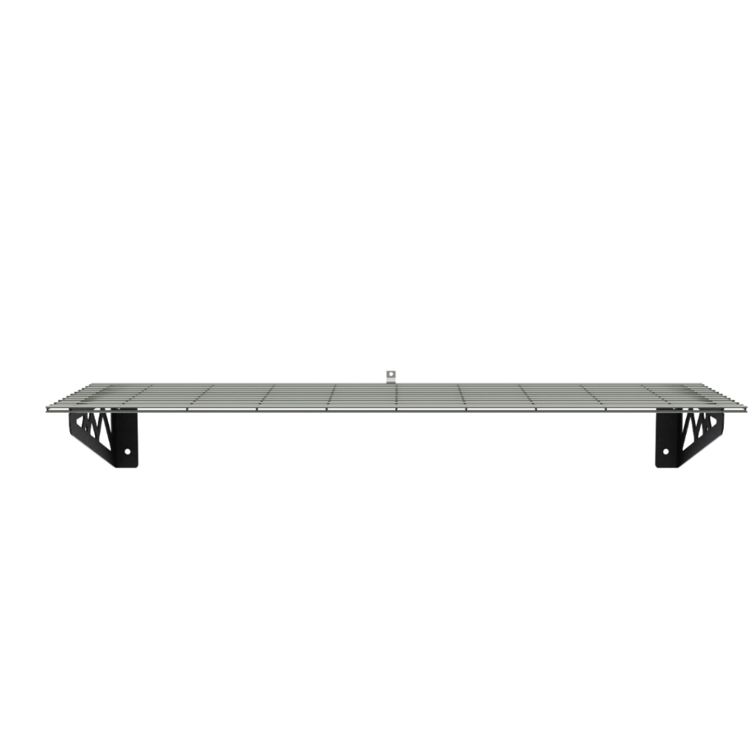 MonsterRax 24″ x 48″ Wall Shelves - Two Pack with Hooks - 500 lb Cap - Senior.com Wall Racks