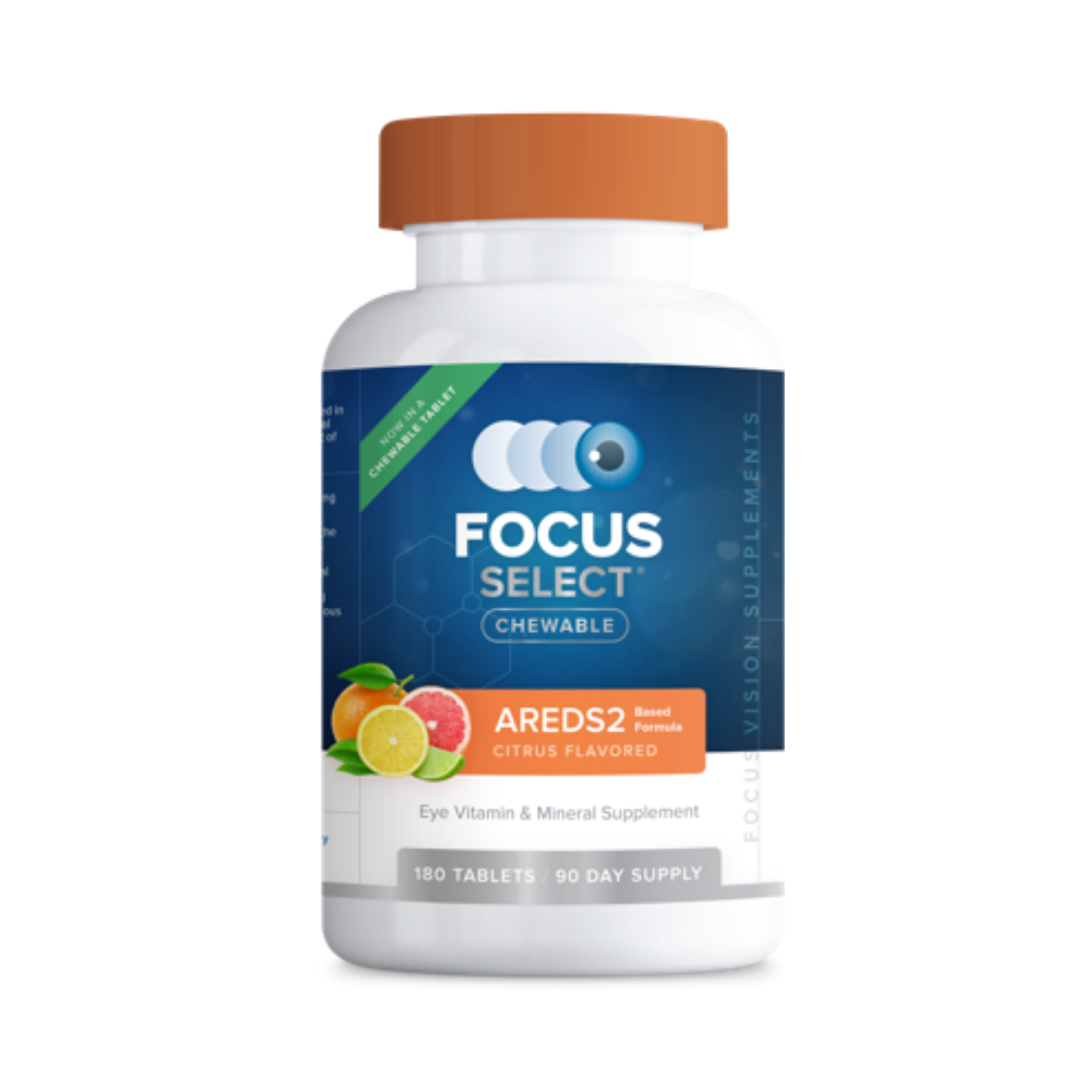 Focus Select Eye Vitamin & Mineral Supplement - Citrus Tablet Chewables - Senior.com Vitamins & Supplements