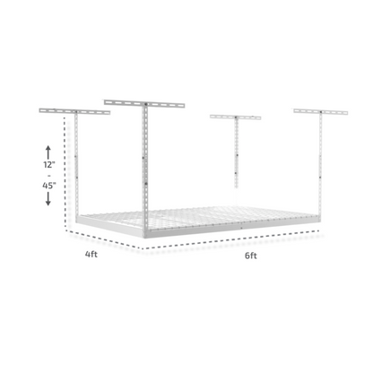 MonsterRax 4×6 Overhead Garage Storage Rack - Senior.com Storage Racks