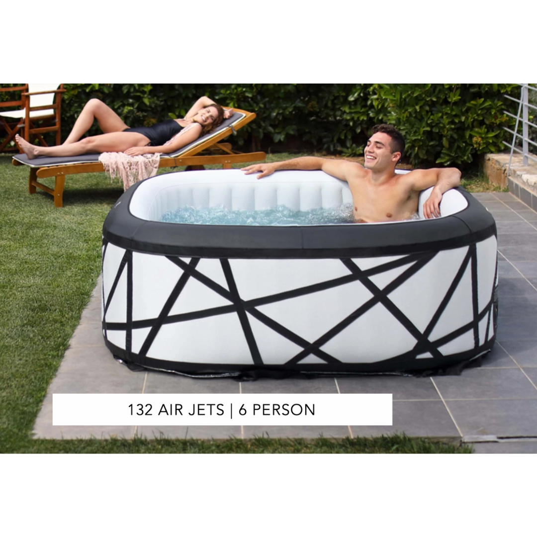 MSPA Premium Soho Inflatable Portable Hut Tub Spa - 6 Person - Senior.com Hot Tubs & Jacuzzis