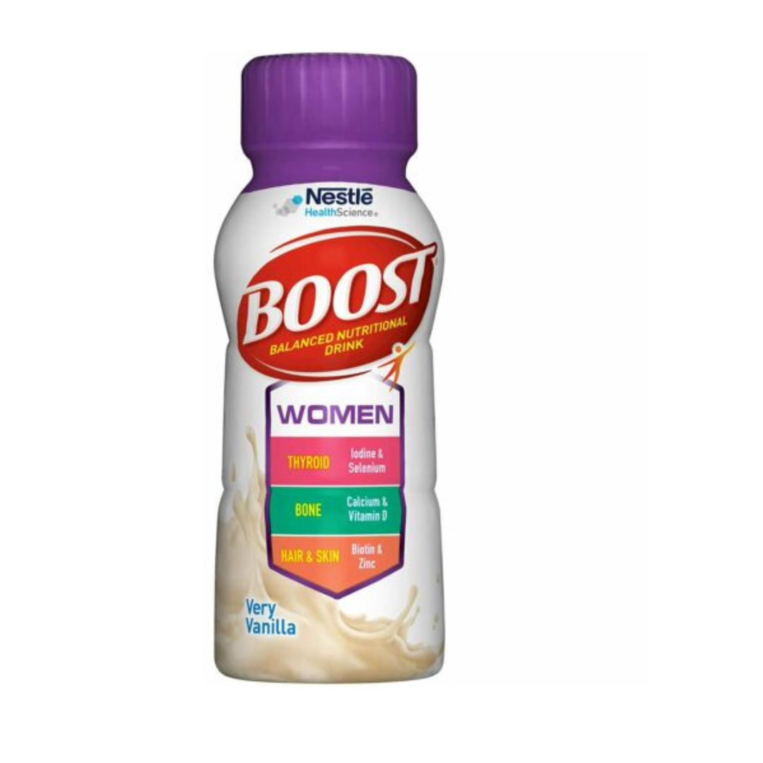 Nestle Boost® Woman Oral Nutritional Supplement - 8 oz. Bottles - Senior.com Vitamins & Supplements