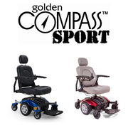 Golden Technologies Compass Sport PowerChair with 24 Mile Range - Senior.com Power Chairs