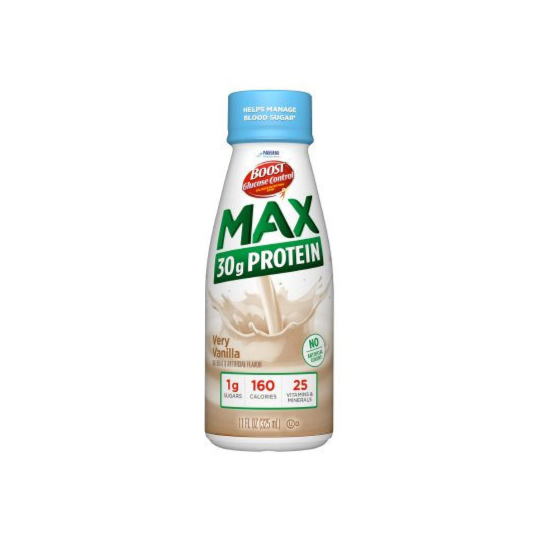 Nestle Boost® Glucose Control MAX Oral Nutritional Supplement - 11 oz. Bottles - Senior.com Vitamins & Supplements