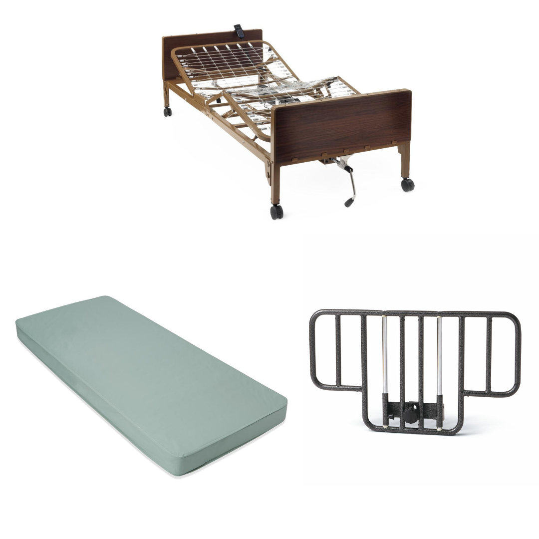 Medline Basic Semi-Electric Bed & Bed packages - Senior.com Bed Packages