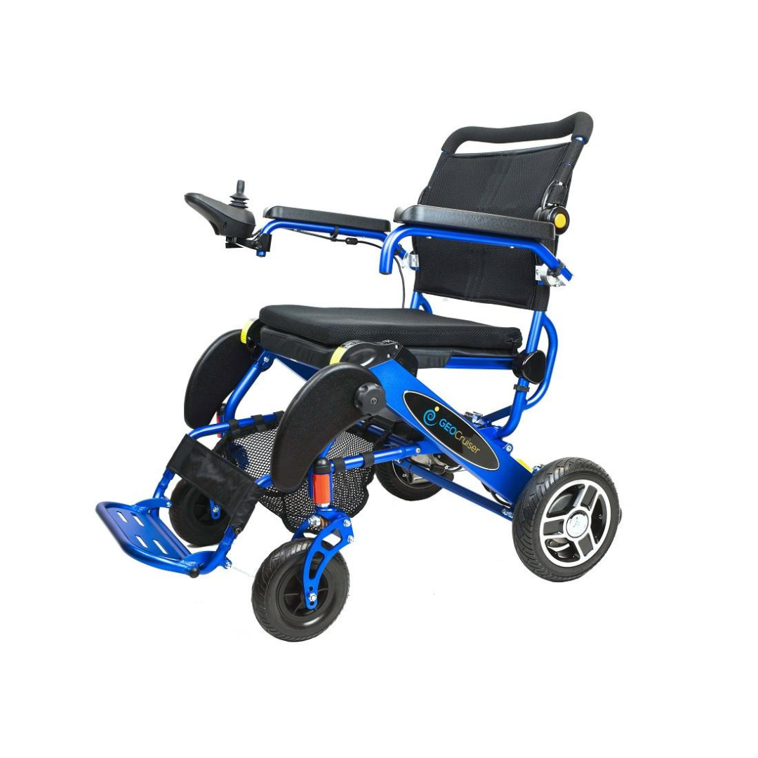 Pathway Mobility Geo Cruiser Elite EX Lightweight Folding Power Chair - Senior.com Power Chairs