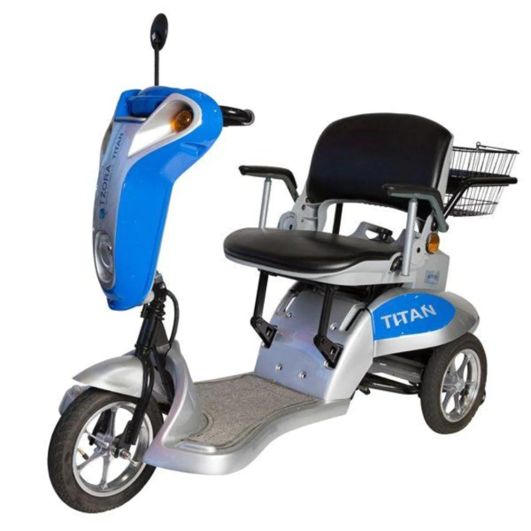 Tzora Titan 3-Wheel Folding Lightweight Scooter - Senior.com Scooters