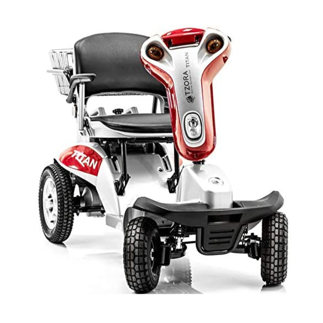 Tzora Titan 4 Hummer XL Folding 4-Wheel Electric Mobility Scooters - Senior.com Scooters