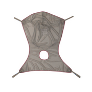 Invacare Comfort Sling with Commode Opening - Quick Dry Net Fabric - Senior.com Patient Lift Slings