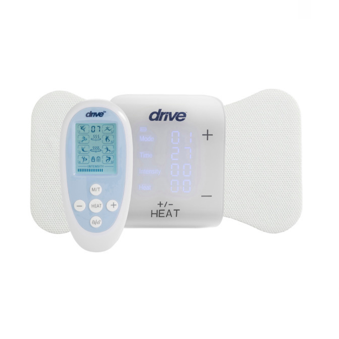 Drive Medical Wireless PainAway Pro with Heat - 3 Functional TENS+Heat Unit - Senior.com TENS Units