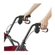 Medline Standard Steel Folding Rollator with Microban Treatment - Senior.com Rollators