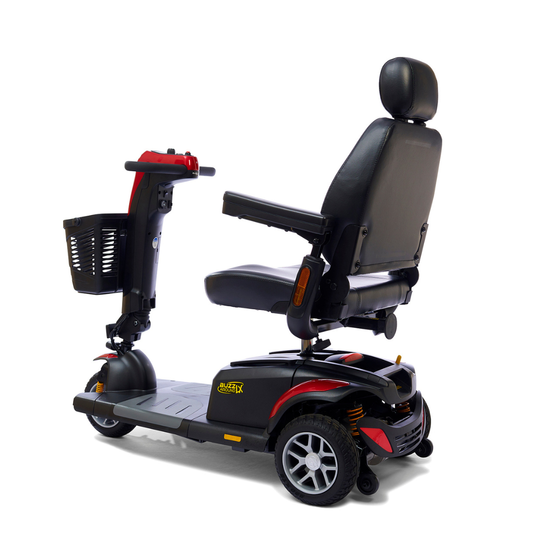 Golden Tech Buzzaround LX - Luxury 3 Wheel Portable Mobility Scooter with Captain’s Seat - Senior.com Scooters