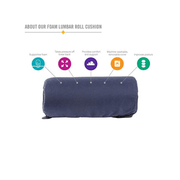 DMI Lumbar Roll Back Support Cushion Pillow - Senior.com Lumbar Supports