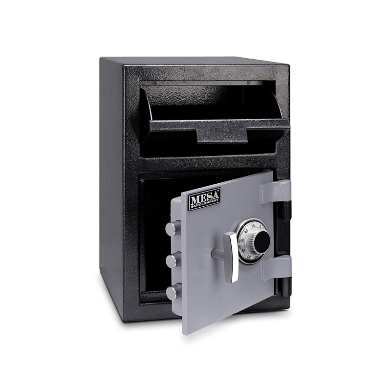 Mesa Safe All Steel Depository Safe with Combination Lock - 0.8 Cubic Feet - Senior.com Security Safes