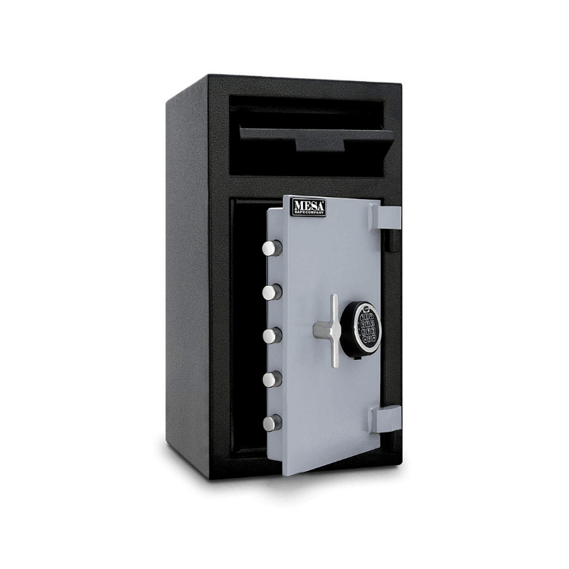 Mesa Safe All Steel Depository Safe with Electronic Lock - 1.4 Cubic Feet - Senior.com Security Safes