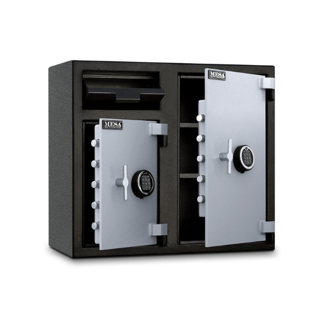 Mesa Safe All Steel Depository Safe with Two Electronic Locks - 6.7 Cubic Feet - Senior.com Security Safes