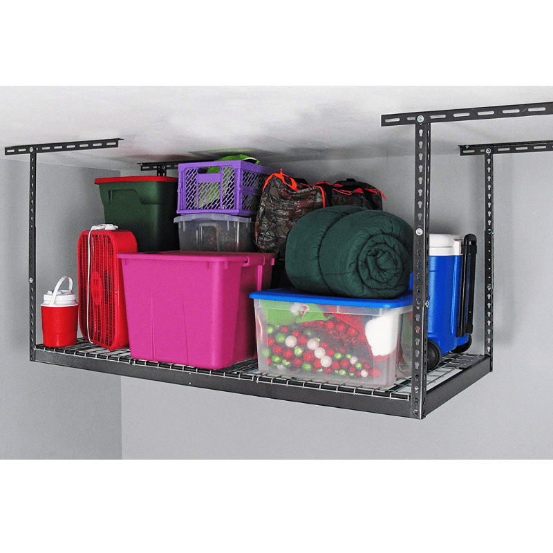MonsterRax – 2×6 Overhead Garage Storage Rack – White - Senior.com Storage Racks