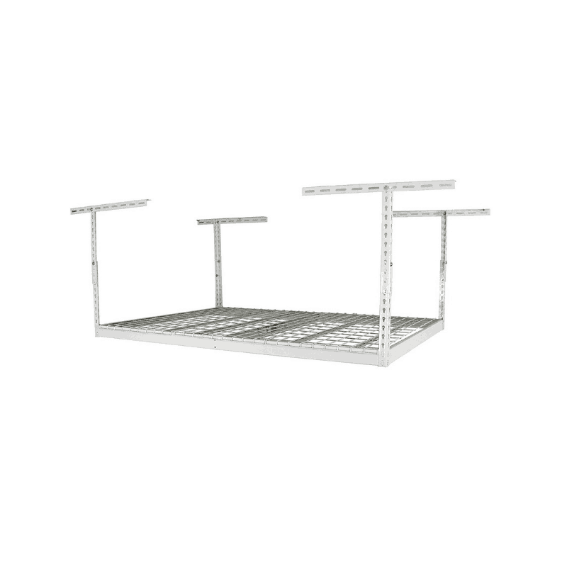MonsterRax – 2×6 Overhead Garage Storage Rack – White - Senior.com Storage Racks