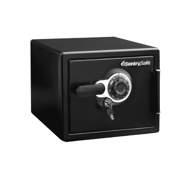Sentry Safe Fire and Water Safe Large Combination and Key Safe - 0.8 Cubic Feet - Senior.com Security Safes