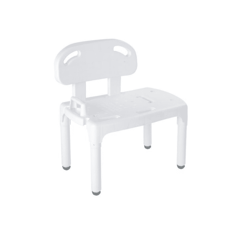 Carex Universal Tub Transfer Bench - Chair Converts to Right or Left Hand Entry - Senior.com Transfer Equipment