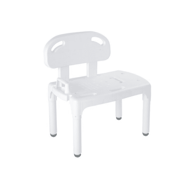 Carex Universal Tub Transfer Bench Chair Converts to Right or Left