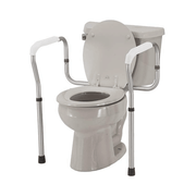 Nova Medical Toilet Safety Rails - 250 lb Weight Cap - Senior.com Grab Bars & Safety Rails