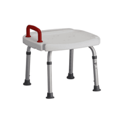 Nova Medical Deluxe Adjustable Height Bath Bench with Safety Handle - Senior.com Bath Benches & Seats