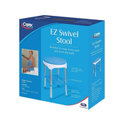 Carex EZ Swivel Shower Stool - Rotates 360 Degrees - Senior.com Bath Benches & Seats