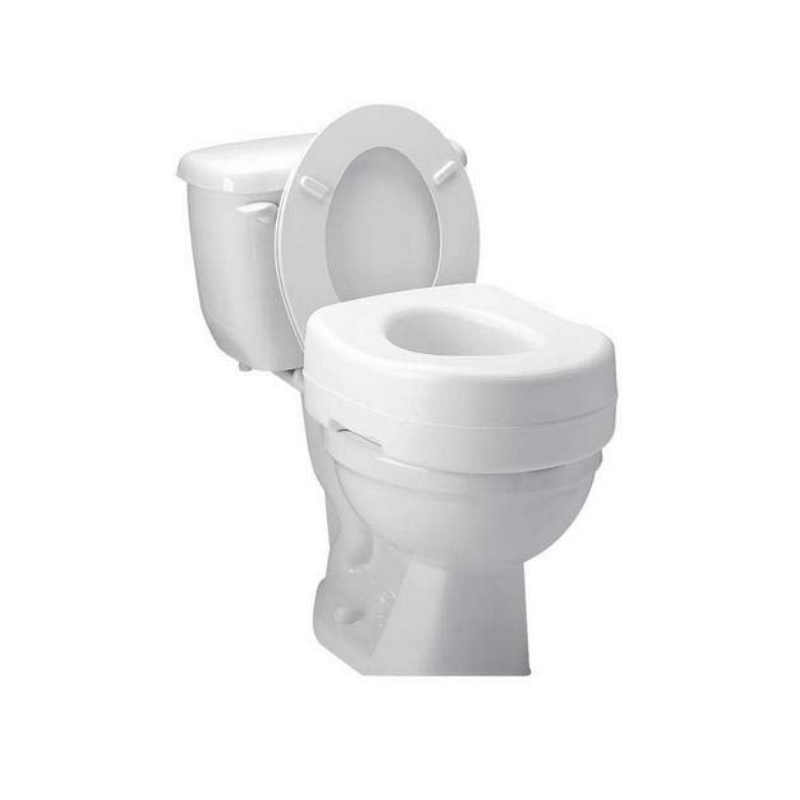 Carex Raised Toilet Seat - Add 5 Inches - Senior.com Raised Toilet Seats