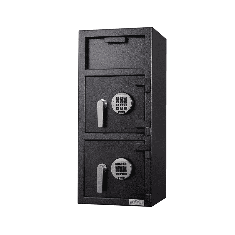 Protex Dual Compartment Drop Depository Safe with Electronic Keypad - Senior.com Security Safes