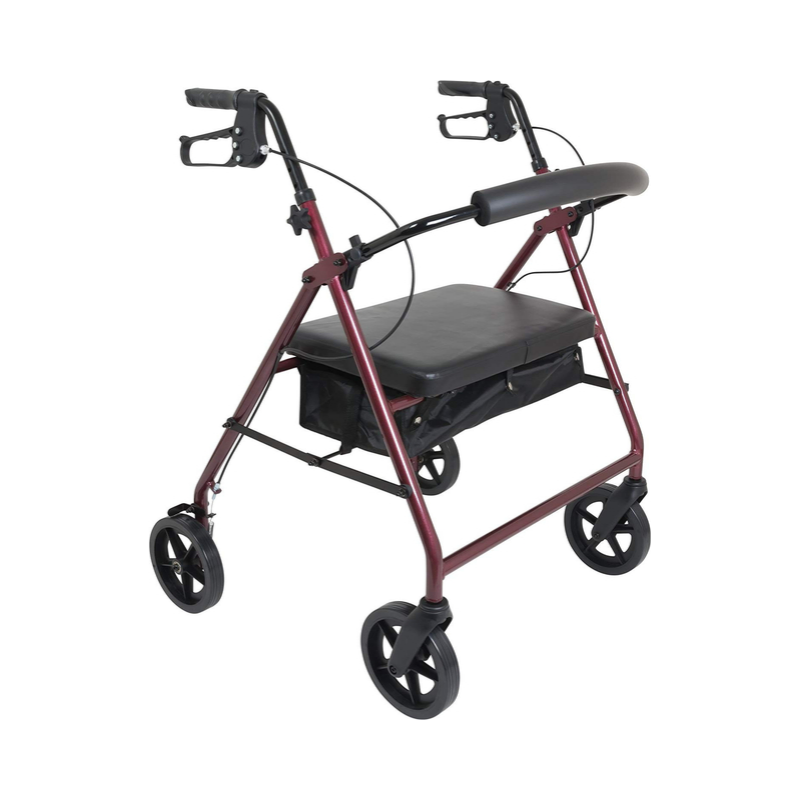 ProBasics Heavy Duty Aluminum Bariatric Rollator with 8-inch Wheels