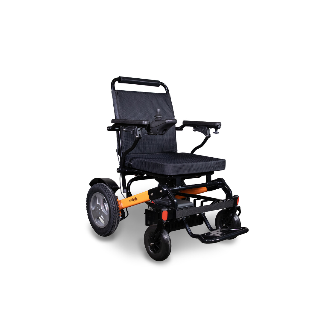 Ewheels Folding Lightweight Long Range Power Wheelchair - Senior.com Power Chairs