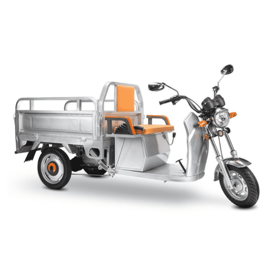 PET Electric Cargo Scooter Truck with Automatic Tail Bed Lifting – 3 Wheeled - Senior.com Scooters
