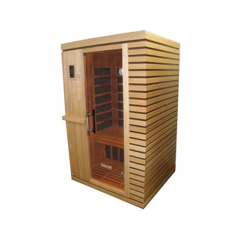 SUNHEAT Contemporary 2 Person Carbon Fiber Far-Infrared Sauna - Senior.com Saunas