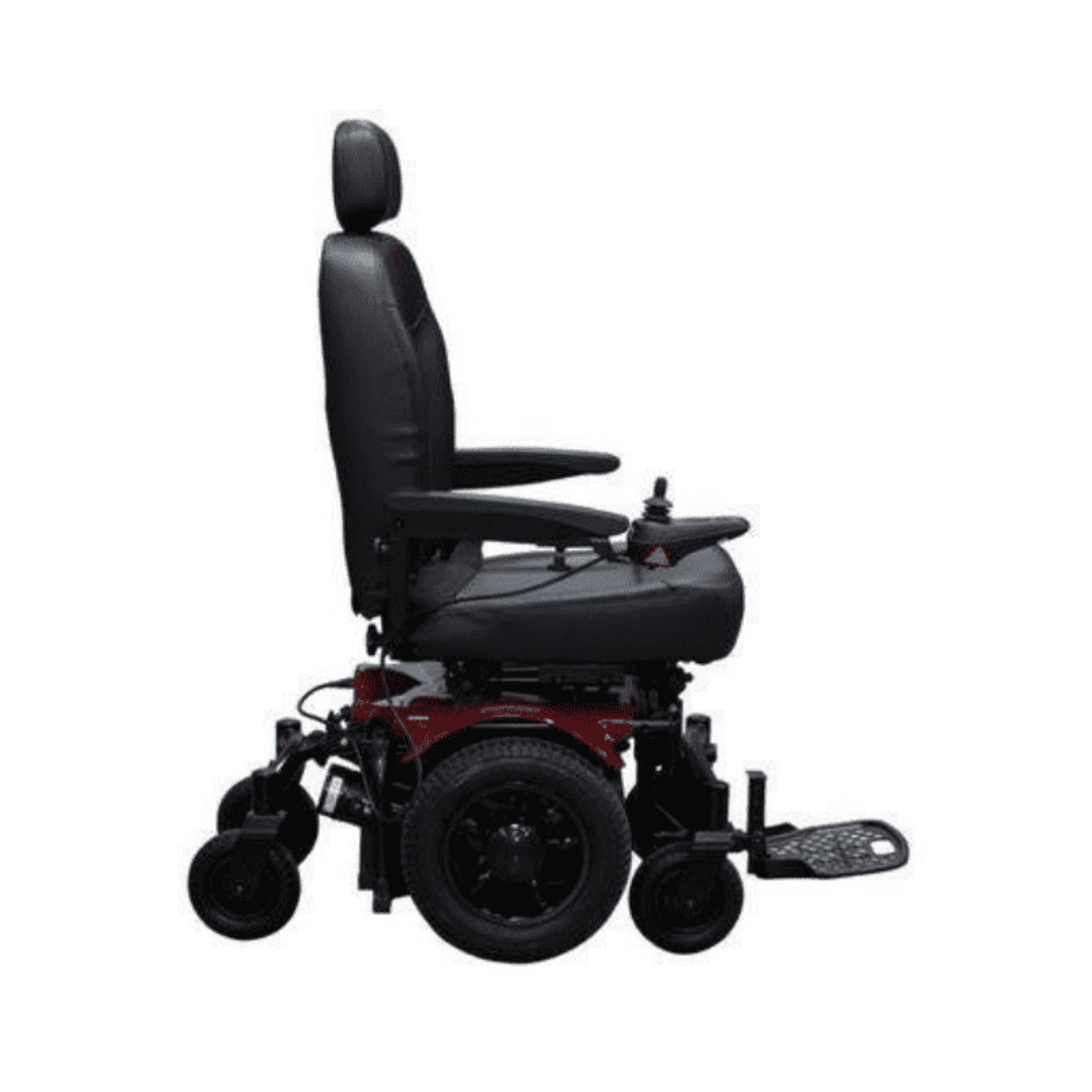 Shoprider 6Runner Heavy Duty Bariatric Center-Wheel Drive Power Chair with 14" Mid Wheels - Senior.com Power Chairs
