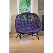 FlowerHouse Cozy Dream Catcher Pumpkin Love Seat - Indoor/Outdoor Chair - Senior.com Outdoor Chairs