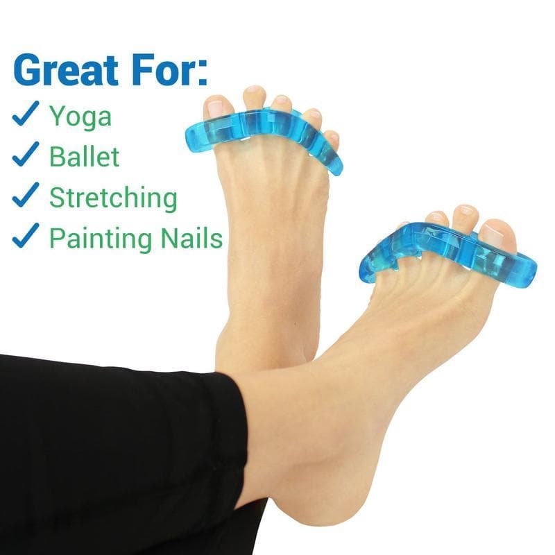 Vive Health Flexible Gel Toe Separators - Helps Realign Toes - Pair - Senior.com Toe Separators